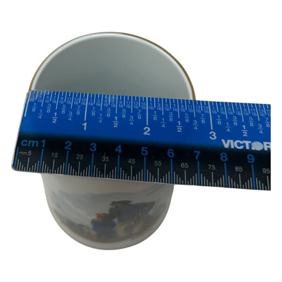 Norman Rockwell "Looking Out To Sea" Ceramic Mug With Gold Trim 1985 - Picture 12 of 12